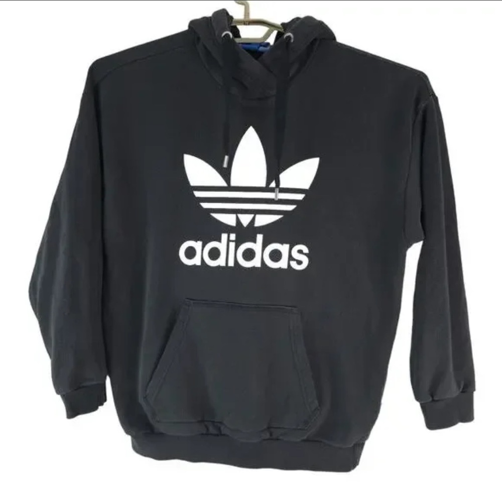 Adidas Hoodie Trefoil Black Unisex Adult Size M